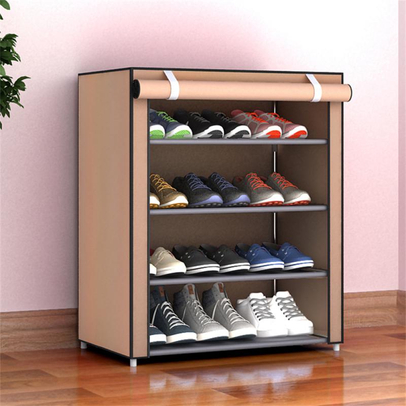 Storage Cabinet Economical Roller Shutter Door Assembly Household Shoe Cabinet Bedroom Shoe Cabinet Multilayered