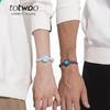 Totwoo Ripple Vibration Bracelet: Heartfelt Long-Distance Couple's Gift for Valentine's Day Remote Interaction.