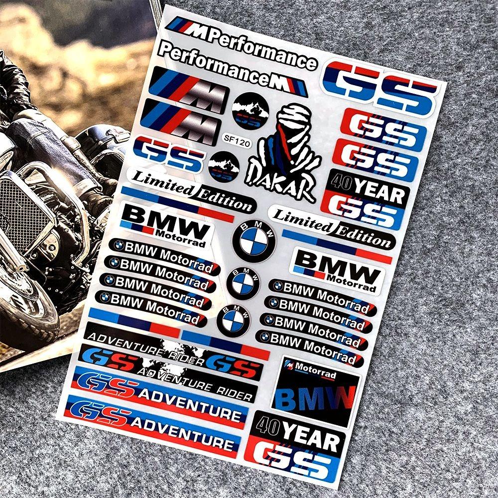 drswk4 New For Bmw M 50TH Power Performance E28 E30 E34 E36 E46 E60 E90 F84 Reflective Motorcycle Sticker Decals Tank Logo Stickers