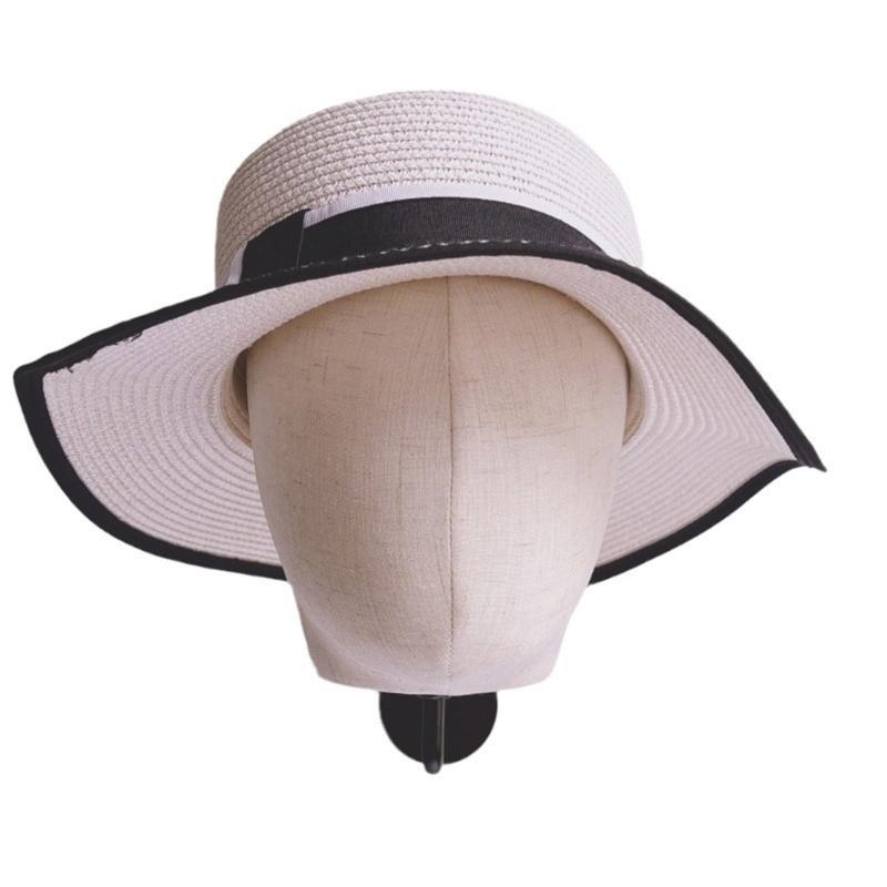 Practical Space Saving Fabric Covered Head Model Wall Hat Display Storage For Wigs And Hats Beauty Salon Equipment