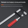 Heavy-Duty European Malleable Iron F Clamp for Woodworking & Stone, Industrial Grade, Stainless Steel Fastener
