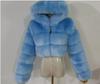 New European & American Short Faux Fur Coat