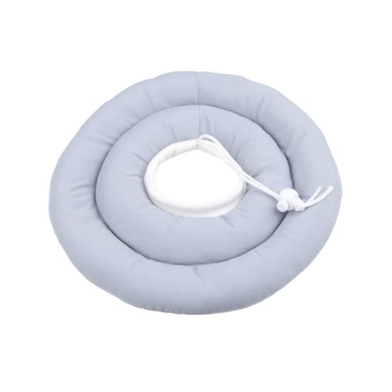 

М який регульований конусний нашийник-бублик для собак з затяжкою. Альтернатива конусу після операції для великих, середніх, маленьких собак та котів. S