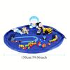 Multifunctional Portable Kids Toys Storage Bag -  Travel-Friendly Toy Organizer for Playroom Toy Storage Box