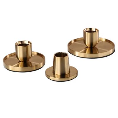 Tischdekorationen Kerzenständer Hof Garten Außenbereich Wohnen Haushaltswaren Aluminium Goldfarben Heimdekoration Hochzeitsfeiern