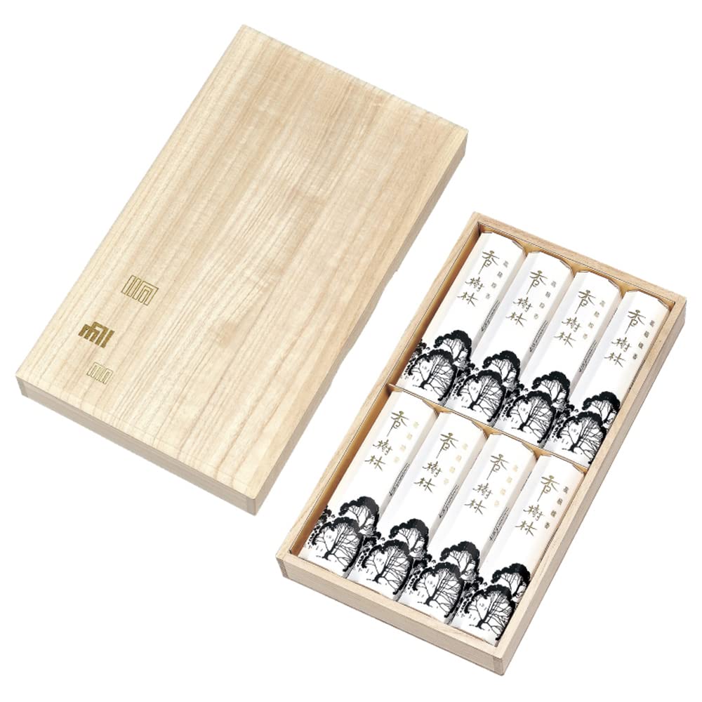 

Gyokushodo Gift Incense, Kojurin, Short, 8 Boxes, Paulownia Wood Box, 6063