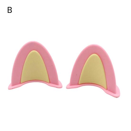 Motorcycle Helmet Ears Decorations Vibrant Color Compact Size Easy To Install Novelty Ears Adorable Helmet Accessories