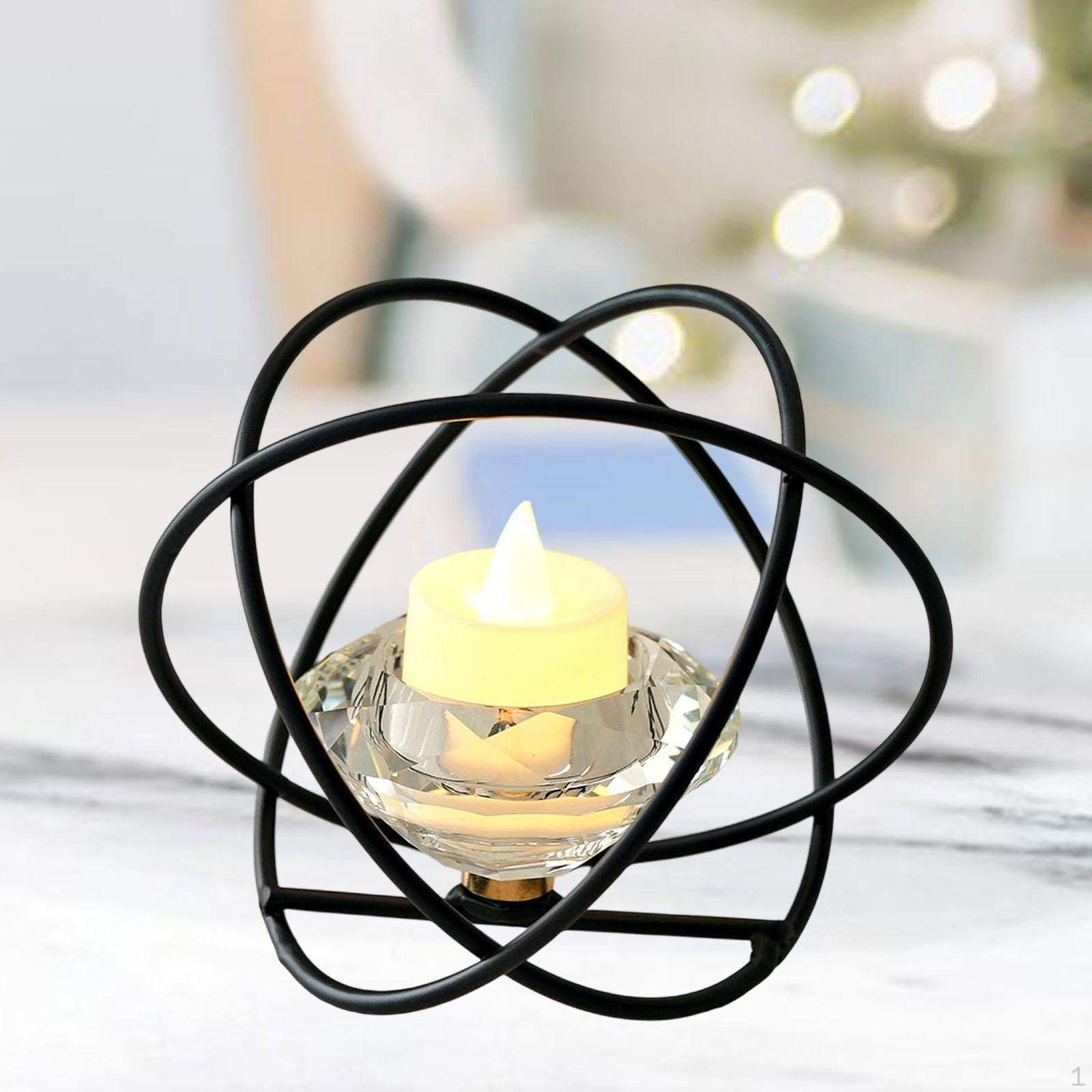 

Подсвечник с подставкой для фестивалей и сервировки стола чёрный