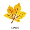 6Pcs/Set Maple Leaf Fall Autumn Embroidery Iron On Applique Patch Best Discount