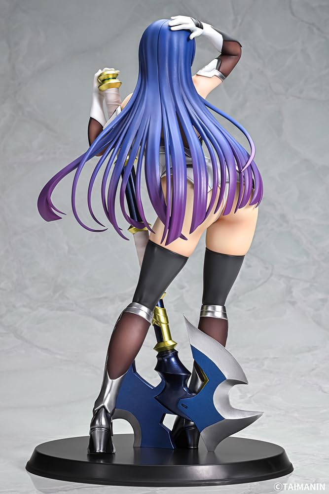 Taimanin RPGX Pale Young Purple Yatsumurasaki Scale PVC Painted Complete Figure Q-six 1/6 -