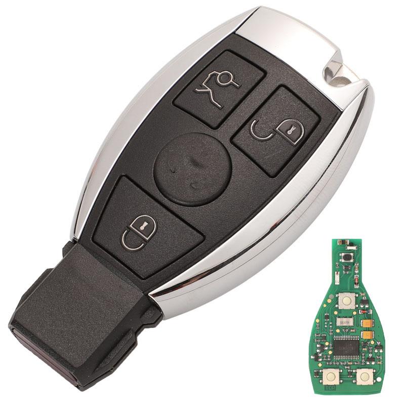 Jingyuqin Inteligentny Pilot Kluczyk Samochodowy Dla Mercedes Benz Rok 2000+ Obsługuje Oryginalny NEC i BGA 315MHz Lub 433.92MHz 3 Przyciski
