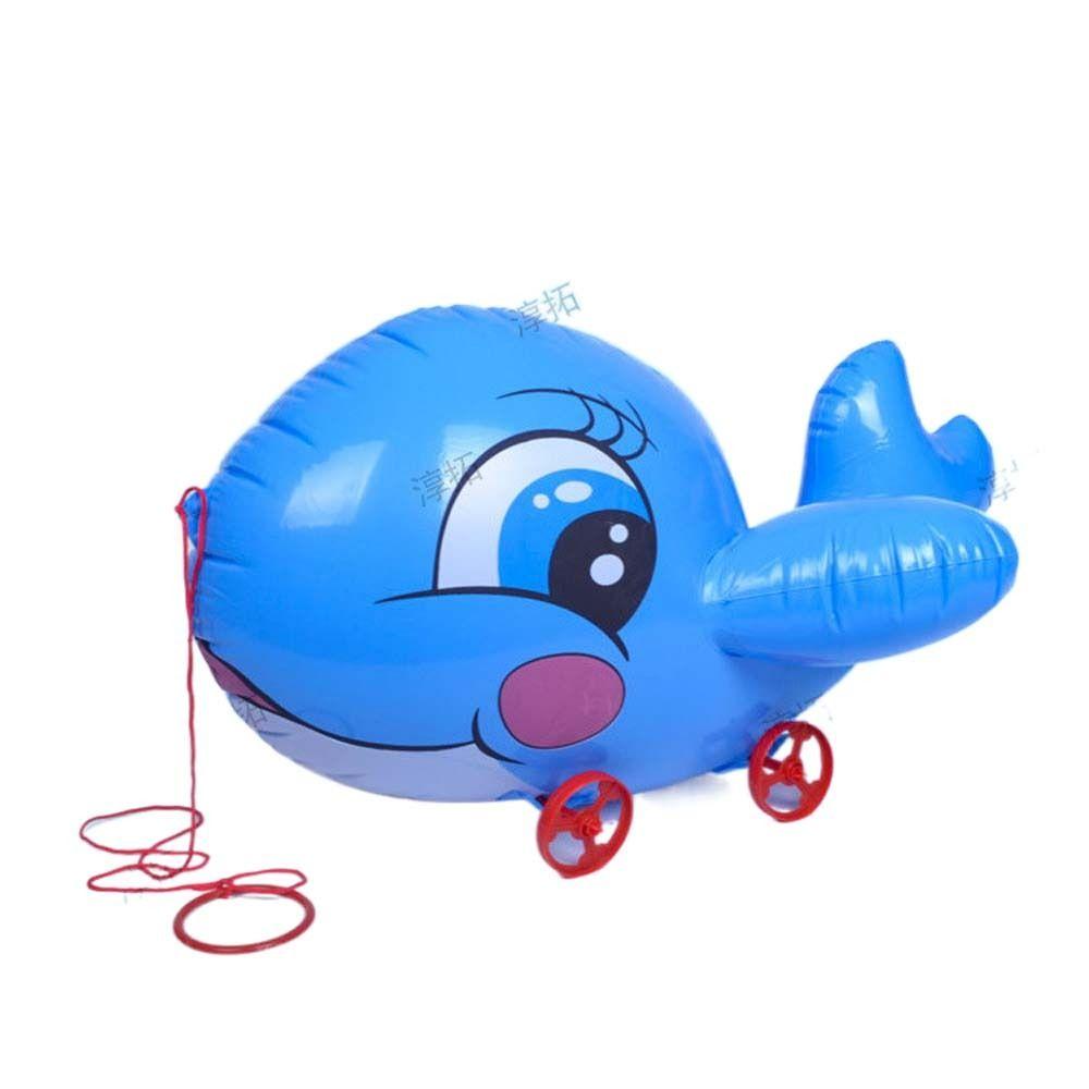 With Rope and Wheels Animal Pull Cart Animal Inflatable Balloons Party Decoration Decoration Baloon