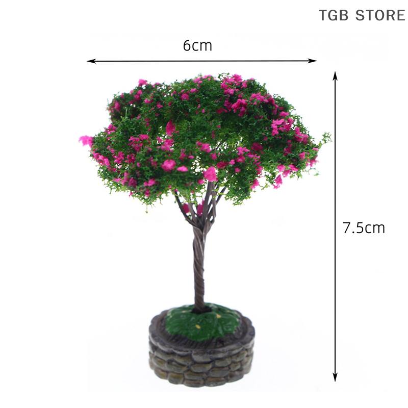 1Pcs 1:12 Miniature Orange Tree Landscape Garden Decor Accessories For Dollhouse Decoration