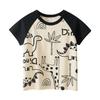 Children's Clothing Boys Short Sleeves Summer New Cartoon Horror T-shirt Children's Shoulder Top