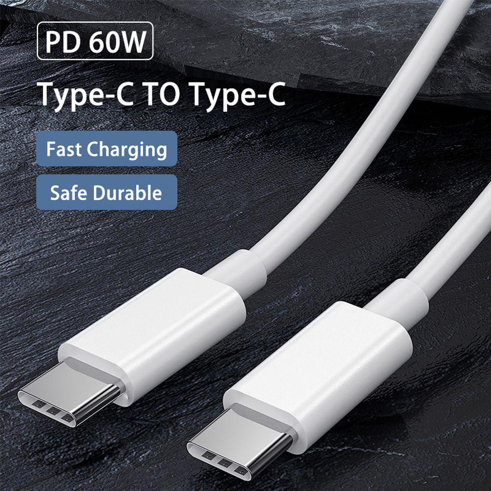C Cable Data Wire Fast Charging Cable Type C to Type C Cable USB C Wire Mobile Phone Charger Wire