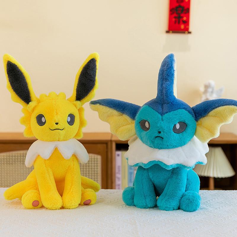 Plush Jolteon Vaporeon Toy Throw Pillow Stuffed Doll Decoration Gift