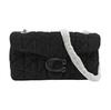 [Begagnad] Tabby 26 Magnetisk Knäppning Vadderad Denimplagg Crossbody Axelväska Mellanstor - Utmärkt #126C9PO