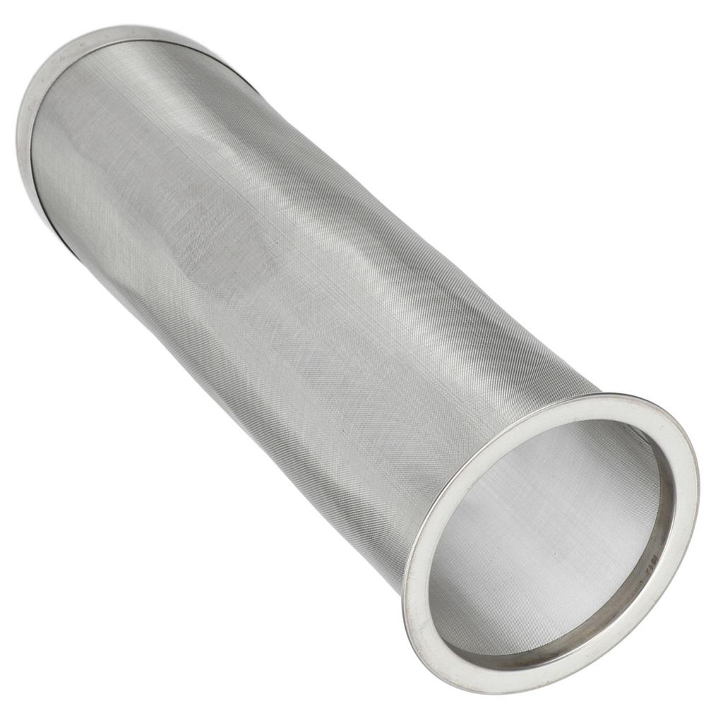 Filtro per Caffè Cold Brew Acciaio Inossidabile Riutilizzabile Bocca Larga Rete Cilindrica Filtro con Bianco