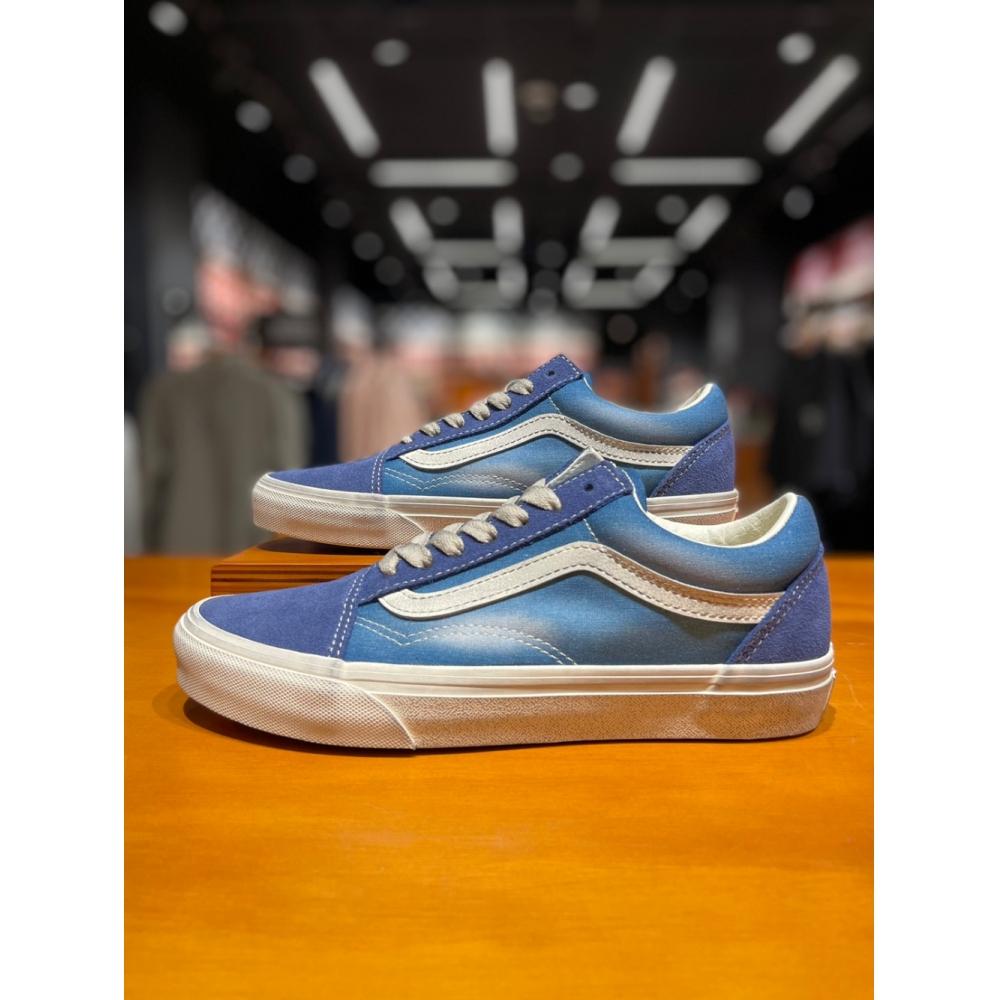 

Vans [Vans] Unisex Wave Washed Old School Sneakers Blue Vn000cr5cje Blue/235