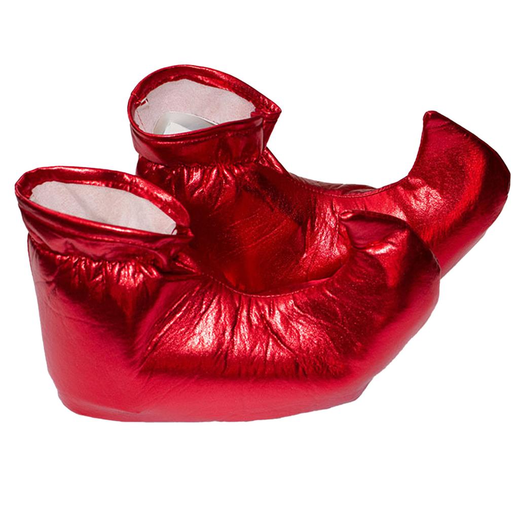 Classic Jester Elf Shoes for Halloween & Christmas, Festive Character Role Play Costume Footwear 1 Pair for Cosplay Parties