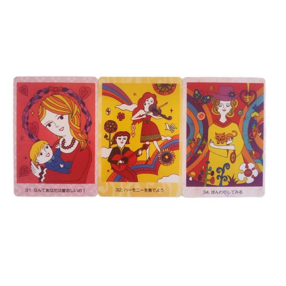 10.4*7.3cm Heartwarming Soul Oracle Deck Card Games Japanese Language 40 Pcs Cards