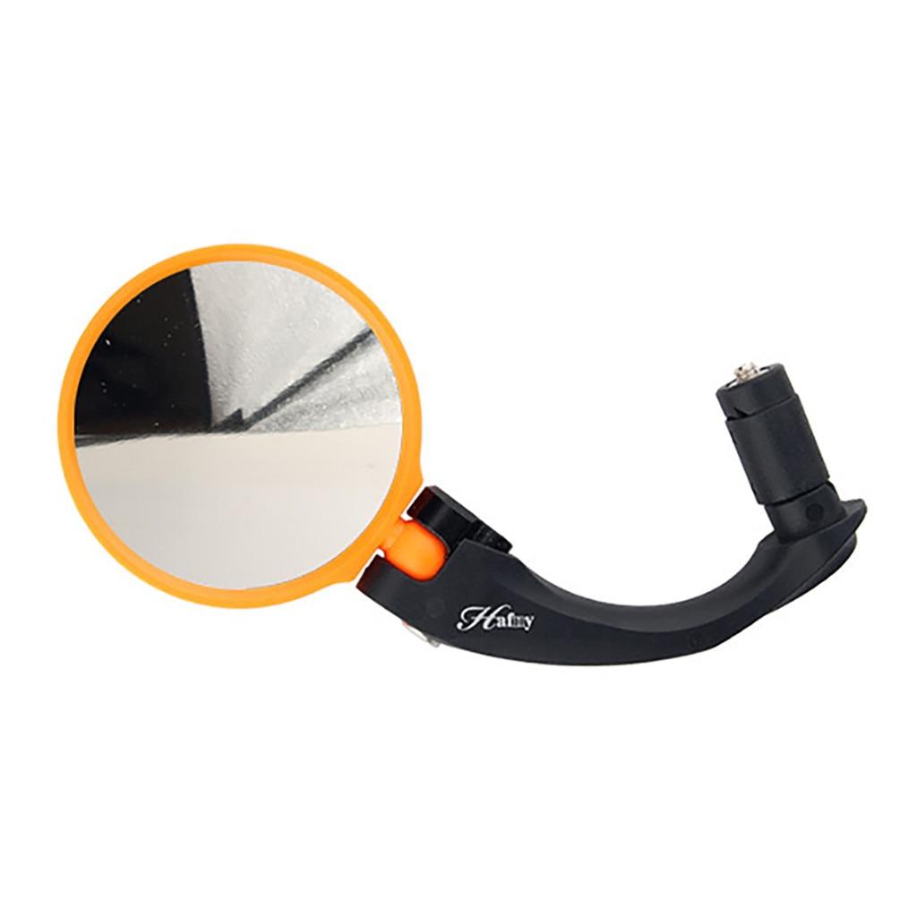 Bike Bicycle Handlebar Rear Rearview Mirror Safety жёлтый