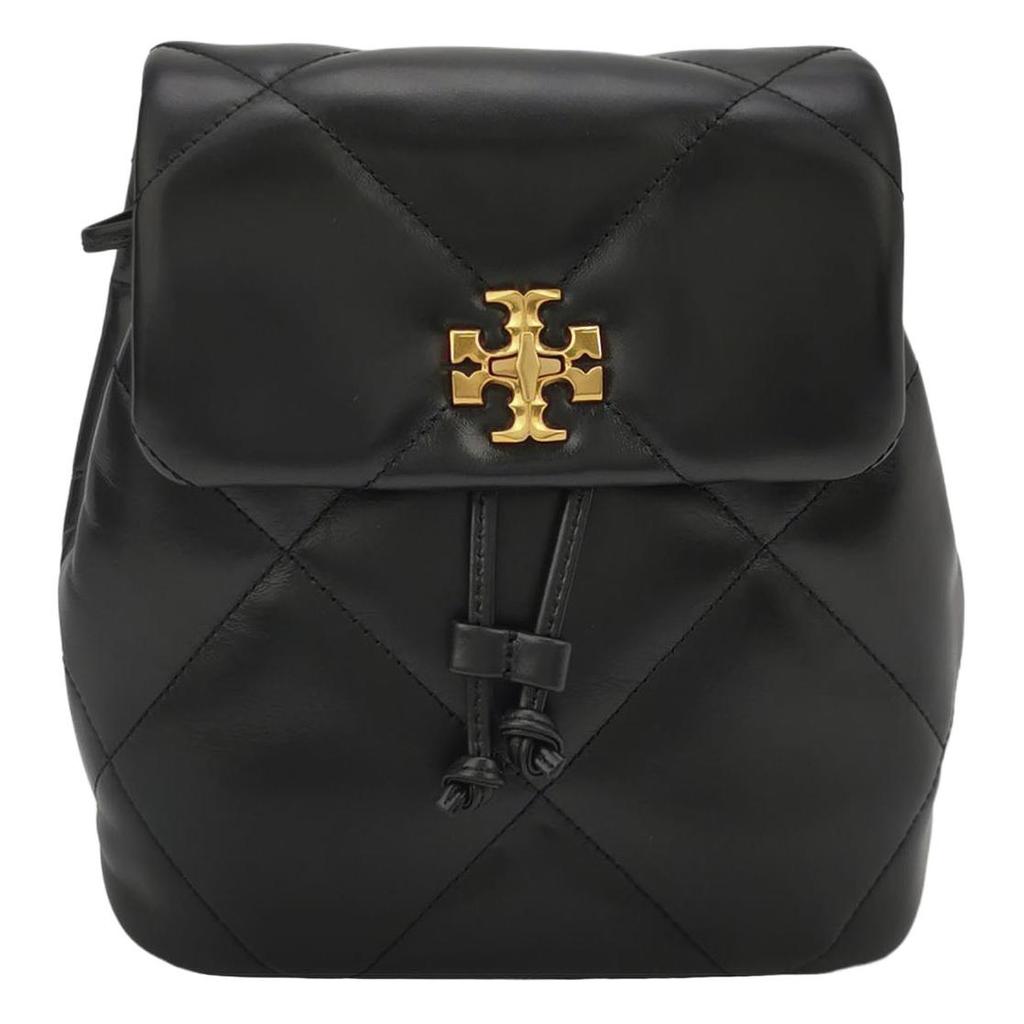 Tory Burch Kira Classic Logo Leather Mini Backpack Women Backpacks Black 170485-001