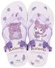 Skater Kids Beach Sandals Kuromi Flower Art SDBE19-A 19cm