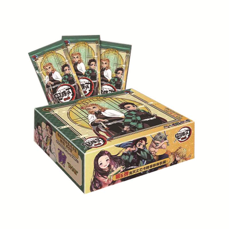 Original Genuine Demon Slayer Trading Cards Anime-Inspired Playing Cards Packaged in Paper PR Edition Board Game