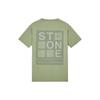 Stone Island Ss23 Letter Print Crew Neck Short Sleeve T-Shirt Men Tops Gray-Green 78152NS94-V0055