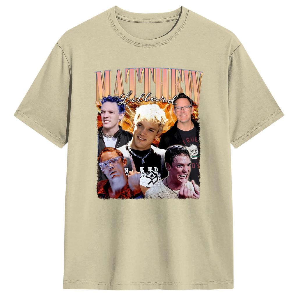 Matthew Lillard T Shirt Summer Pure Cotton TShirts For Unisex Pattern Tee Shirt Short Sleeve YK Funny Tees