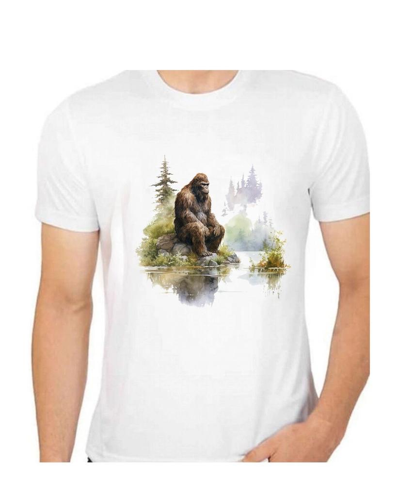 Big Foot Sasquatch Returns To USA T-Shirt for Mens Apparel Short Sleeve Clothing