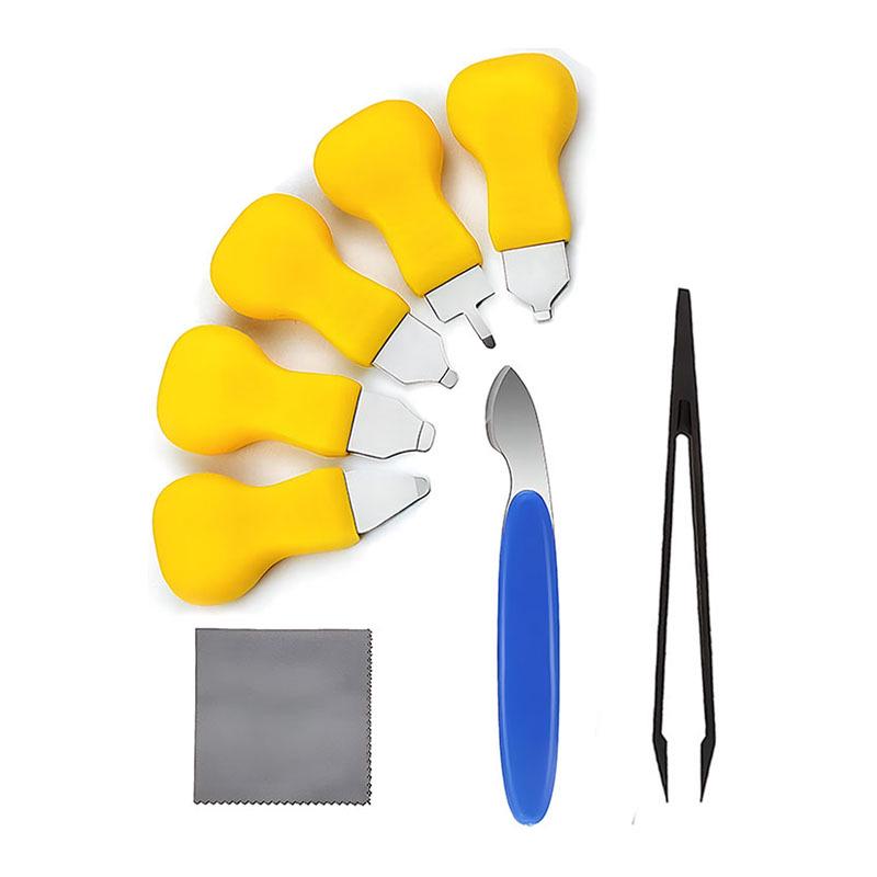 Набор из 8 инструментов для ремонта часов: Открывашка для корпуса, Инструмент для вскрытия задней крышки, Открывашка для крышки, Многофункциональный инструмент
