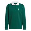 Rugby Classic Chip Fresh Golf Comfortable Stylish Long Sleeve Polo Shirt Men Polo Shirts Forest-Green JJ4199