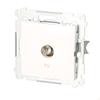 Single TV Socket, White Simon54