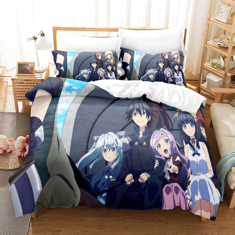 3D Death March To The Parallel World Rhapsody Bedding Set Single Twin Full Queen King Size Bed Set Adult Bedroom Duvet Cover Set