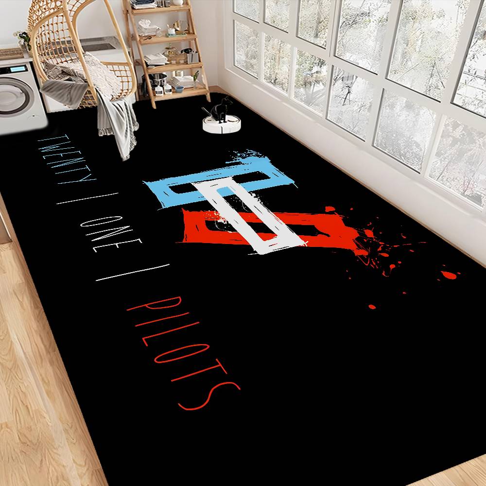 Twenty One Pilot Door Mat Cheaper Anti-slip Modern Living Room Balcony Printed Bedside Mats