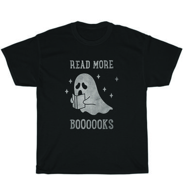 Mehr Bücher Geister Lesen Bücher Halloween Party T-Shirt Unisex Geschenk