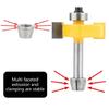 Adattatore Mandrino Fresatrice Installazione Rapida 6mm 6.35mm 8mm 8 Pezzi Pinze in Acciaio al Carbonio Adatte per la Maggior Parte degli Strumenti di Incisione e Rifilatura 6mm 8mm