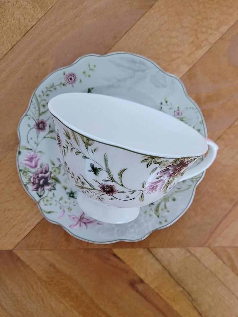 CUP SET OF 2 PIECES 220 Ml WITH SAUCER FOR TEA COFFEE