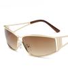 Latest Retro Hollow Sunglasses European and American Y2K Sunglasses Women Trendy Gradient Sun Glasses Shades Eyewear