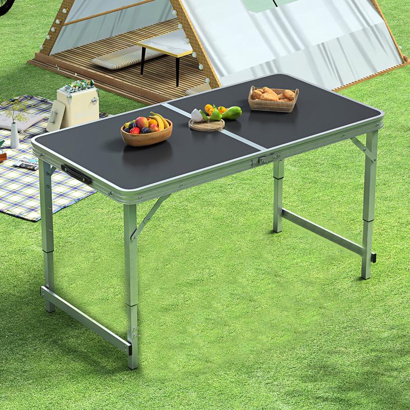 Portable Aluminum Folding Table - Multifunctional Dining, Study, or Outdoor Use