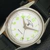 HAND-WINDING VINTAGE FAVRE LEUBA 101 SEA KING SWISS MENS WHITE WATCH A703011-1