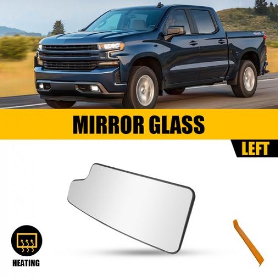 Left/Right Side Rearview Mirror Glass Heated Fit -21 GMC Sierra 2500/3500 HD