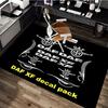 DAF Pattern Rug, Non-slip Rug, Suitable for Living Room, Bedroom, Game Room, Computer Room and Home Décor.