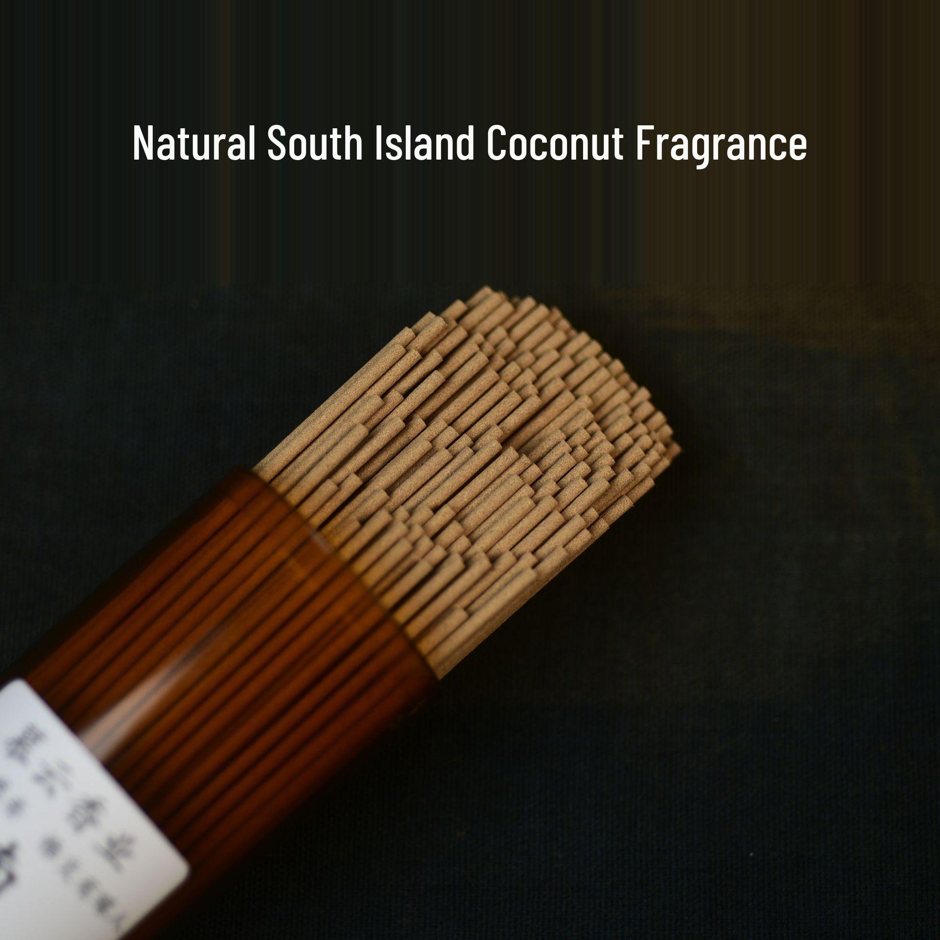 South Island Coconut: Natural Hainan Agarwood & Coconut Fragrance Incense Sticks Quichun Chenai - Sample 2 sticks