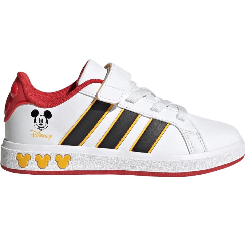 Adidas Kids Mickey Mouse Hook-and-Loop Sport Shoes JQ8067 30.5
