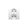 BMGZ2/11 DOUBLE PLUG SOCKET WITH EARTHING