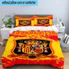 3PCS Spain Football Crest 3pcs Bedding,Including 3PCS Duvet Cover And 2pcs Pillowcases Perfect for Christmas,Ideal for Bedroom, Dormitory