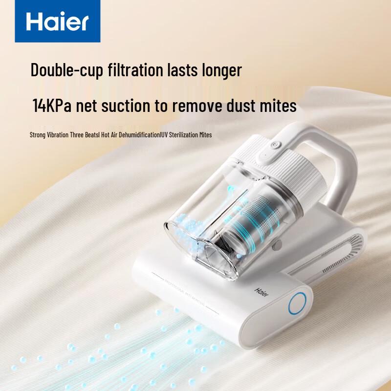 Haier WhiteChoc UV Bed Mite Vacuum Cleaner